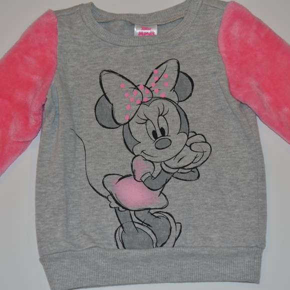 Disney Other - Disney Minnie Shirt w/Pink Sleeves
